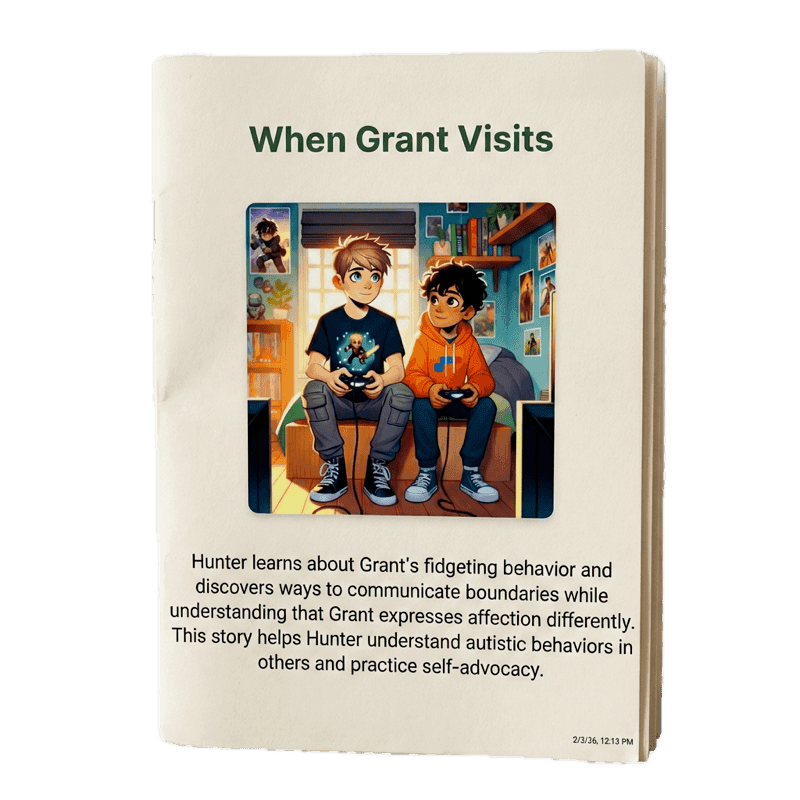 GrowTale story as a printed physical booklet