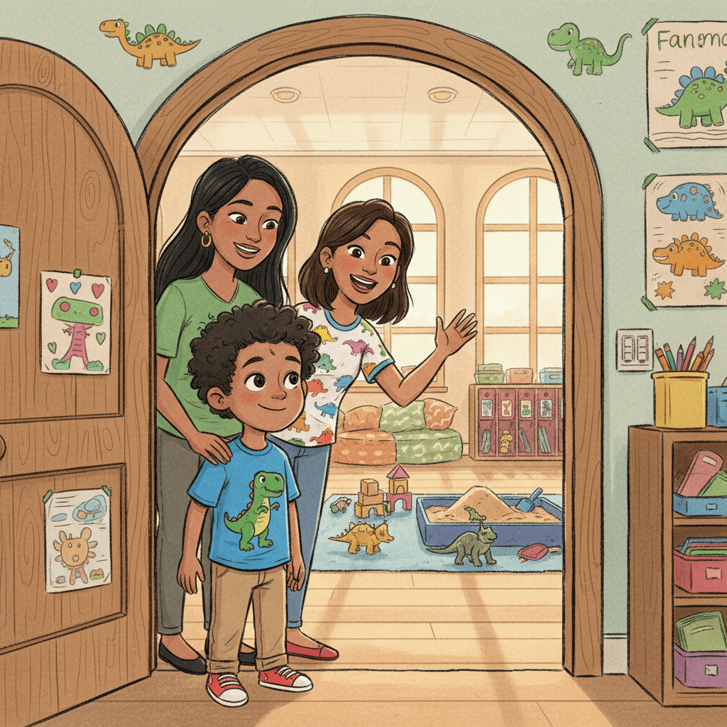 Cover for Amir's First Day at Preschool