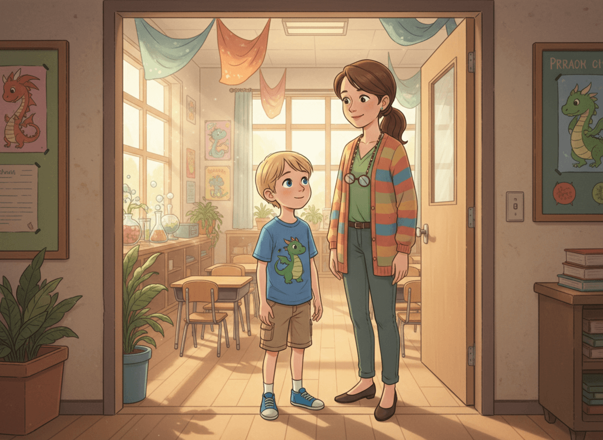 Cover for My New Grade and Teacher