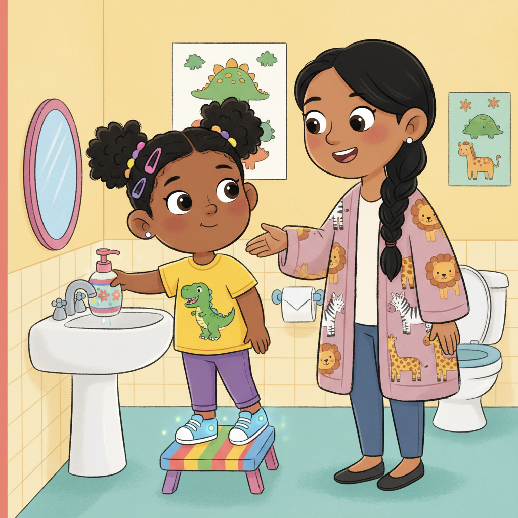 Cover for Using the Bathroom at Preschool