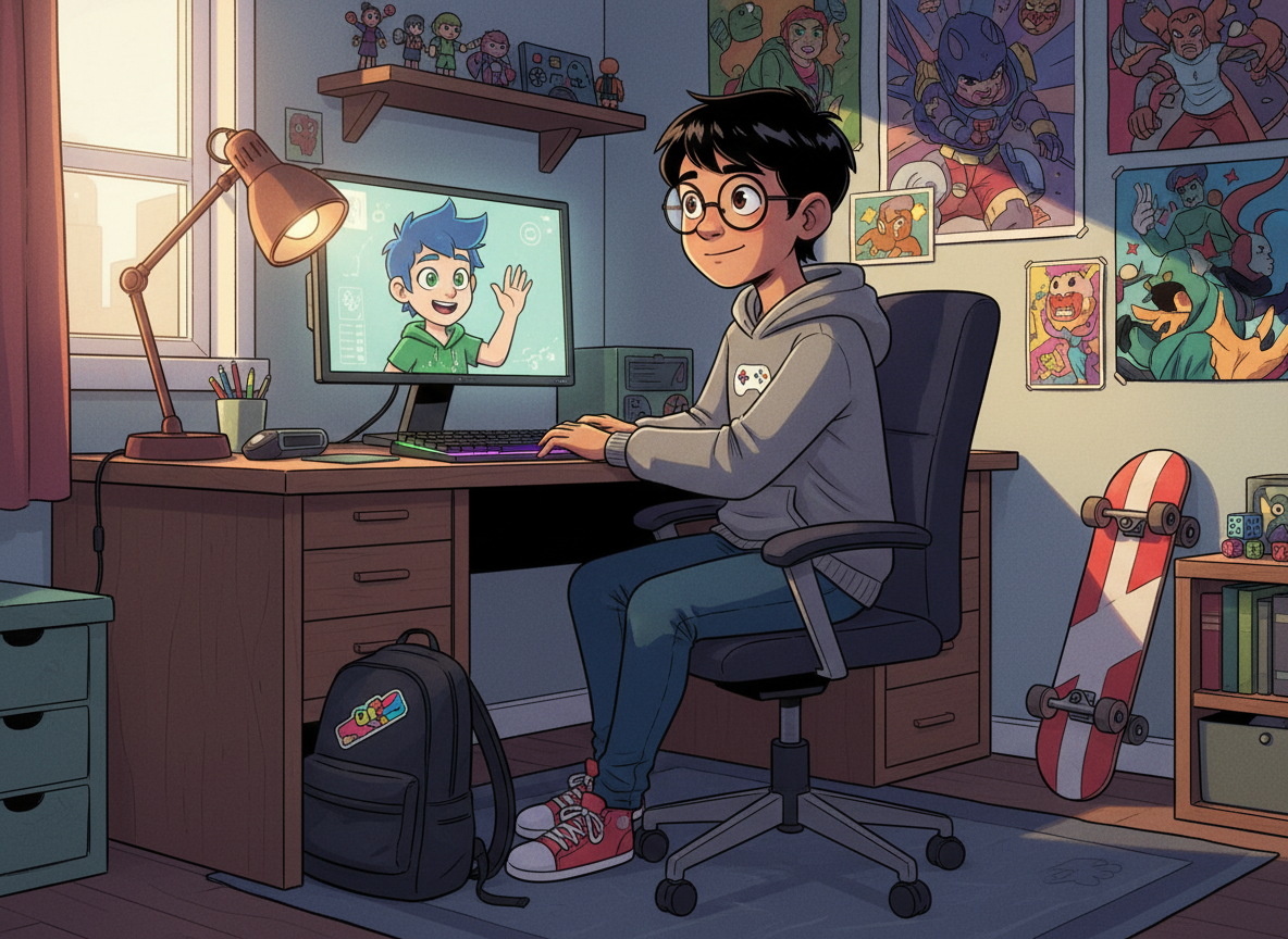 Cover for Kai's Safe Online Friends