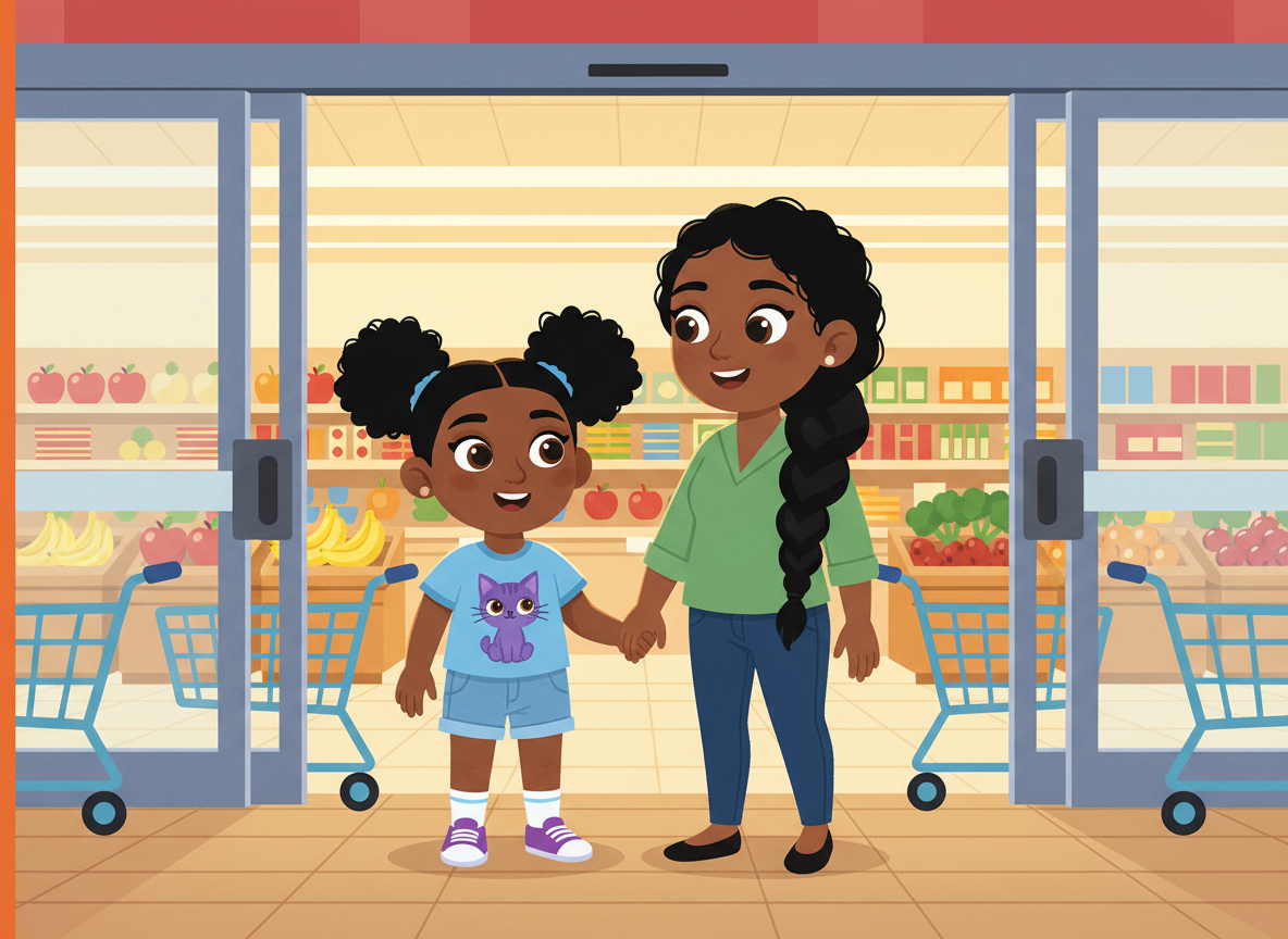 Cover for Shopping at the Grocery Store