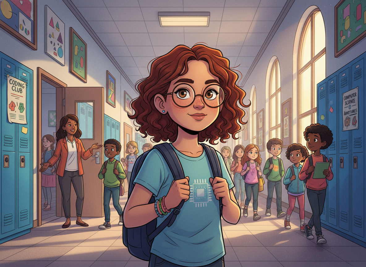 Cover for My First Day at New School